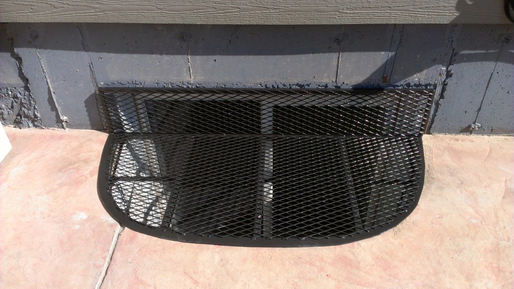 Colorado Custom Welding window well cover on a deck Colorado Custom